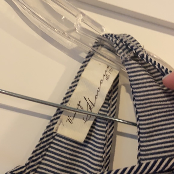 Vintage Havana striped criss cross top - Picture 3 of 5